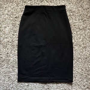 Black Midi Skirt
